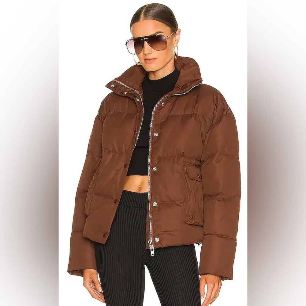 EAVES Women's Brown Puffer Jacket - REVOLVE 🤎🤎🤎